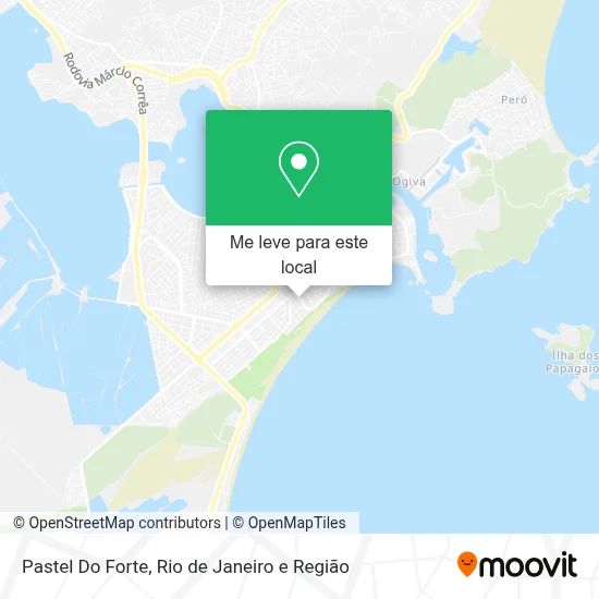 Pastel Do Forte mapa