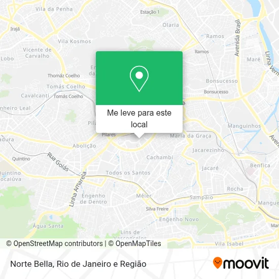 Norte Bella mapa