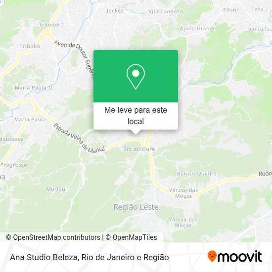 Ana Studio Beleza mapa