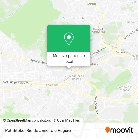 Pet Bitoko mapa