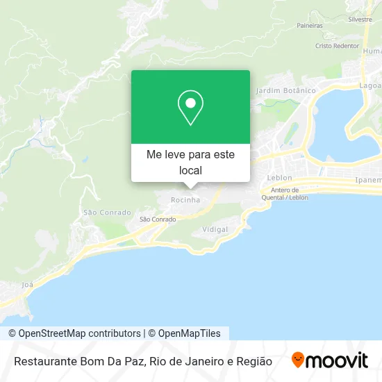 Restaurante Bom Da Paz mapa