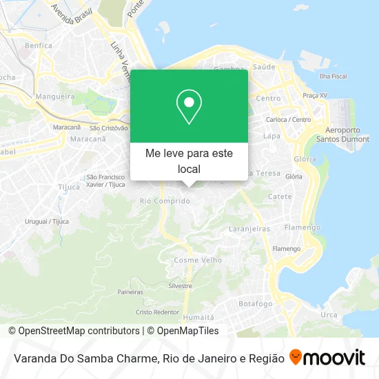 Varanda Do Samba Charme mapa