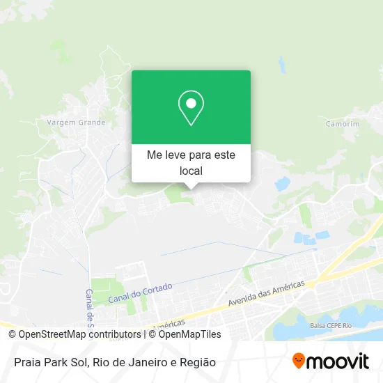 Praia Park Sol mapa