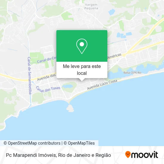 Pc Marapendi Imóveis mapa