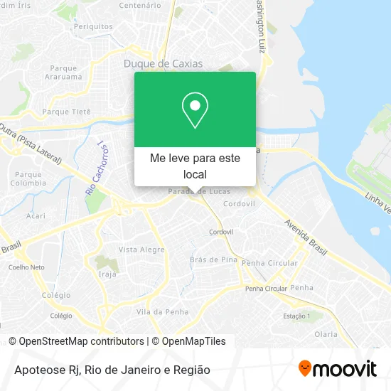 Apoteose Rj mapa