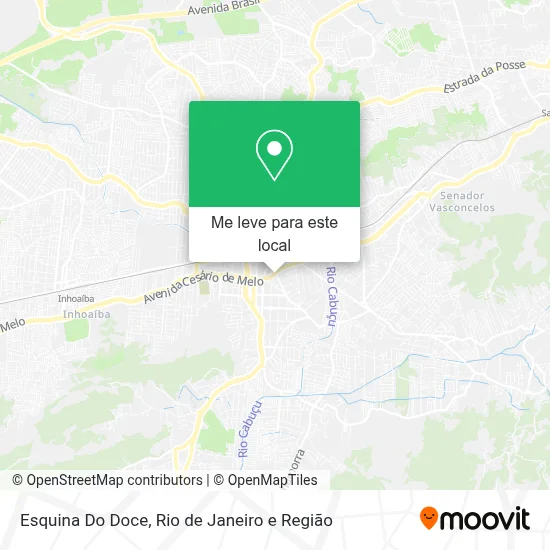 Esquina Do Doce mapa