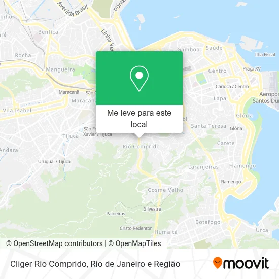 Cliger Rio Comprido mapa