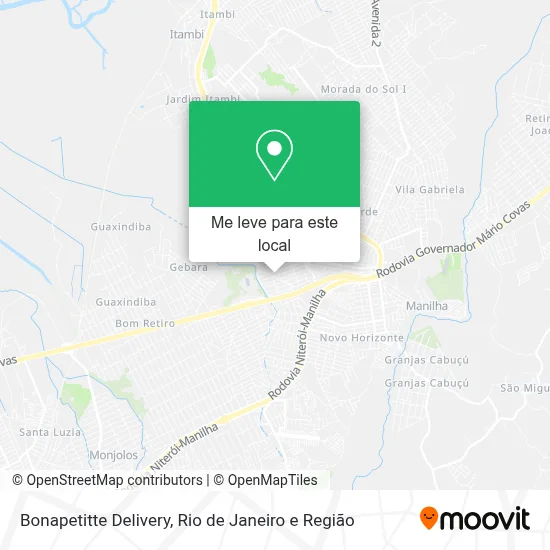 Bonapetitte Delivery mapa