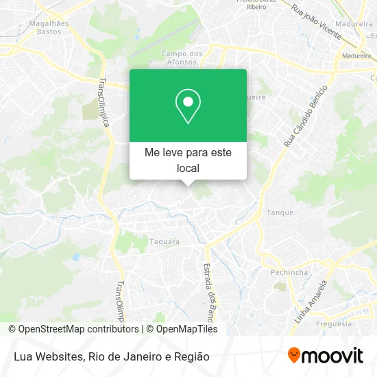 Lua Websites mapa