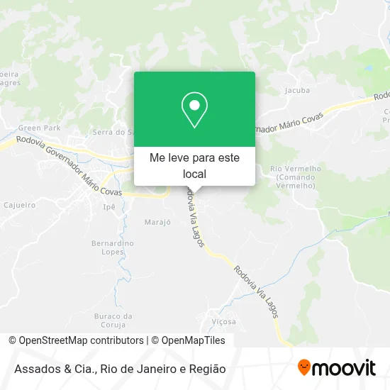 Assados & Cia. mapa