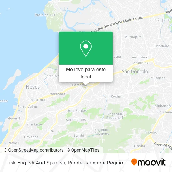 Fisk English And Spanish mapa