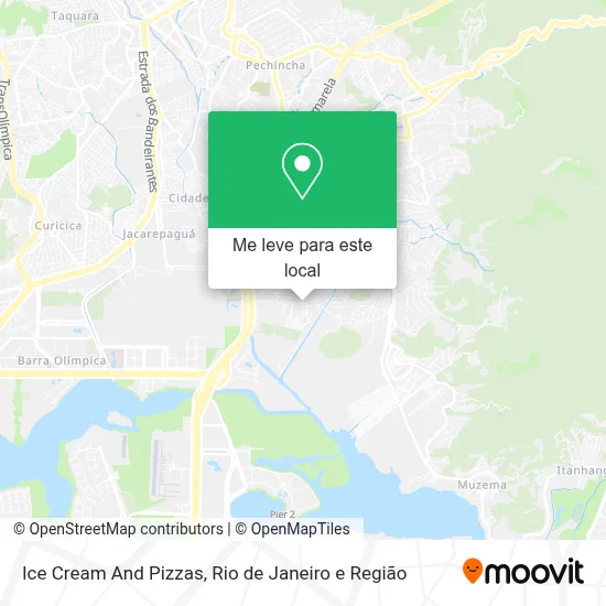 Ice Cream And Pizzas mapa