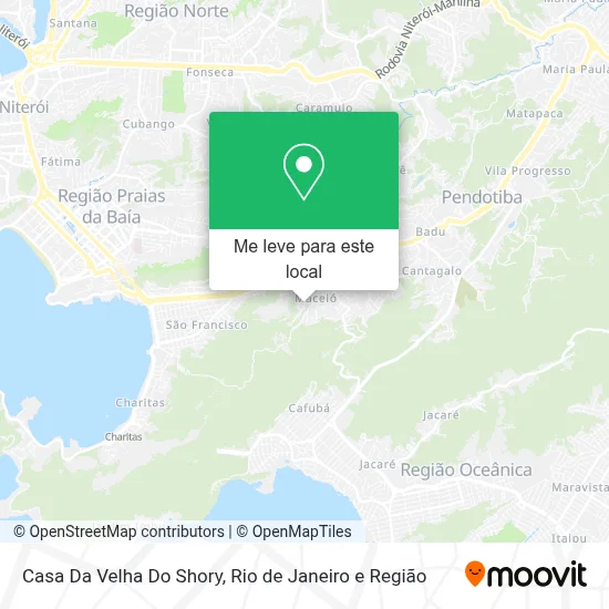 Casa Da Velha Do Shory mapa