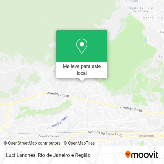 Luci Lanches mapa