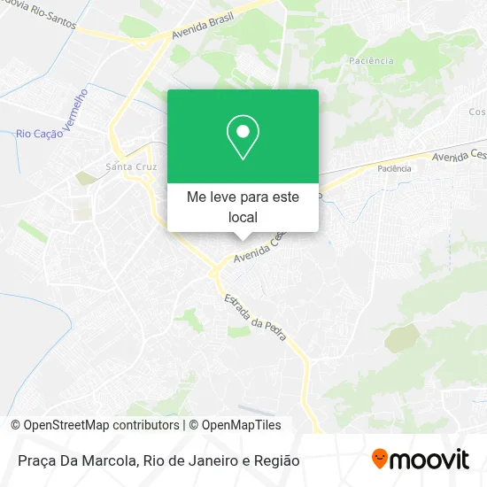 Praça Da Marcola mapa