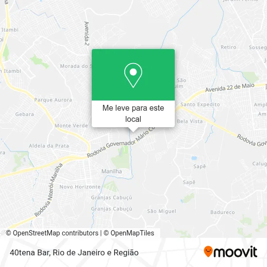 40tena Bar mapa