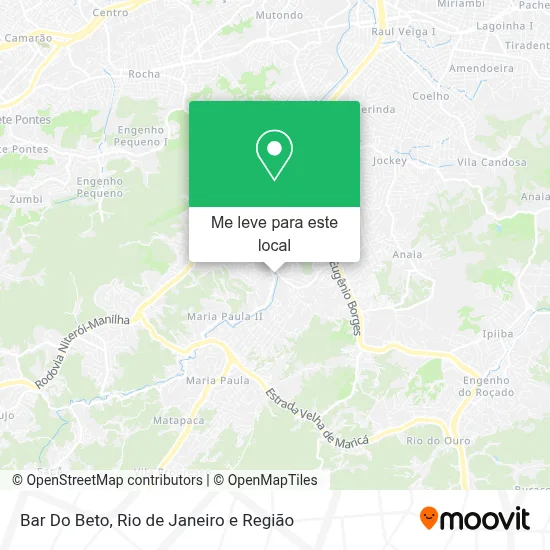 Bar Do Beto mapa