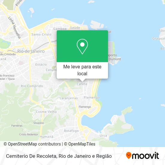 Cemiterio De Recoleta mapa