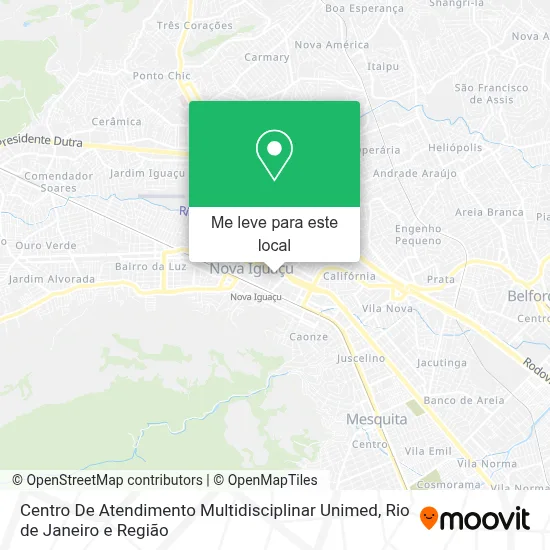 Centro De Atendimento Multidisciplinar Unimed mapa