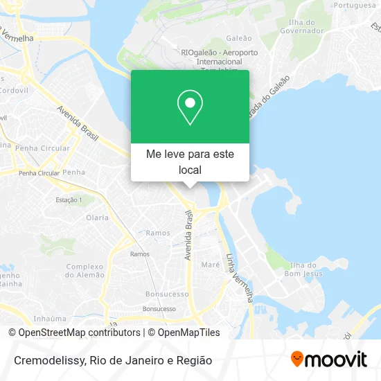Cremodelissy mapa