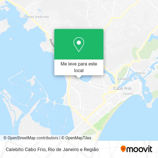 Calebito Cabo Frio mapa