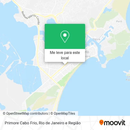 Primore Cabo Frio mapa