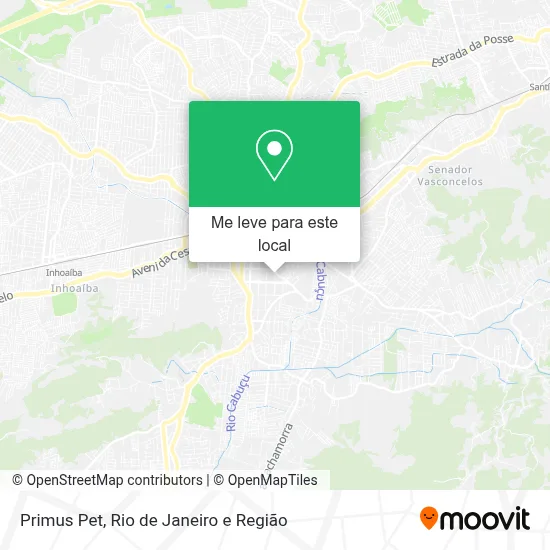 Primus Pet mapa