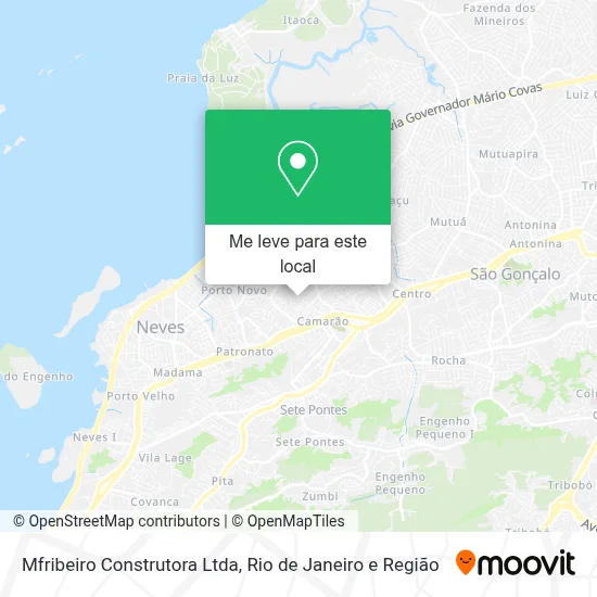 Mfribeiro Construtora Ltda mapa