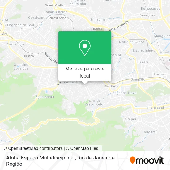 Aloha Espaço Multidisciplinar mapa