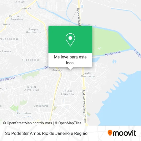 Só Pode Ser Amor mapa