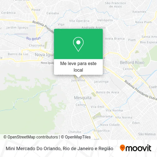 Mini Mercado  Do Orlando mapa