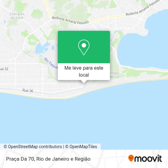 Praça Da 70 mapa