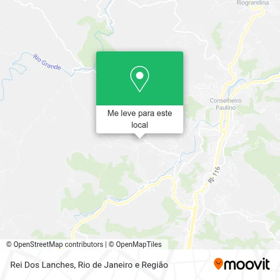Rei Dos Lanches mapa
