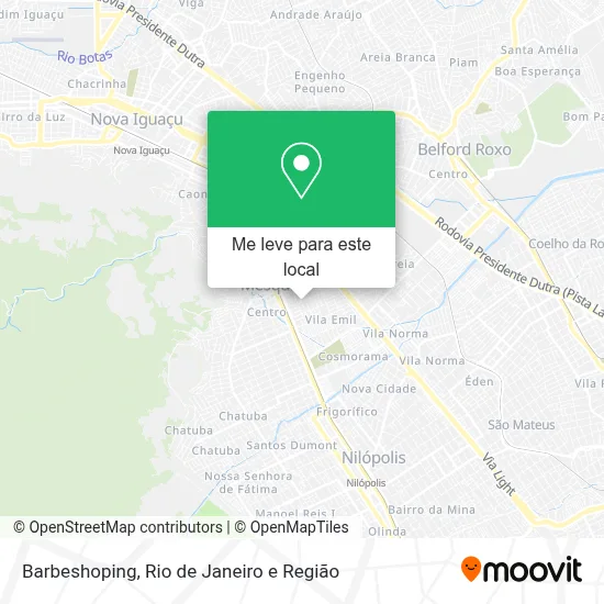 Barbeshoping mapa