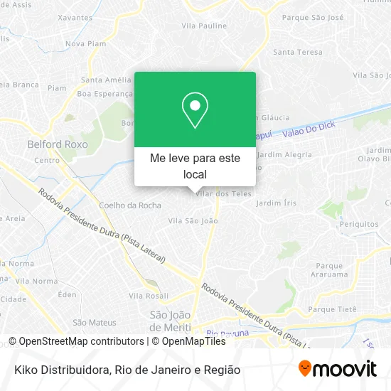 Kiko Distribuidora mapa