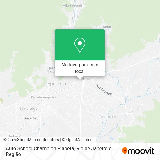 Auto School Champion Piabetá mapa