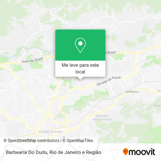 Barbearia Do Dudu mapa