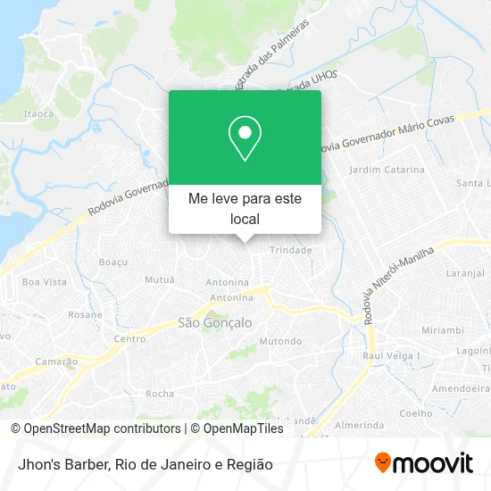 Jhon's Barber mapa