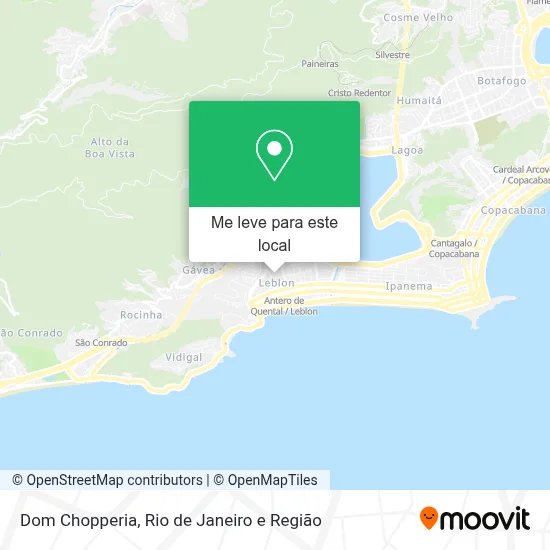 Dom Chopperia mapa