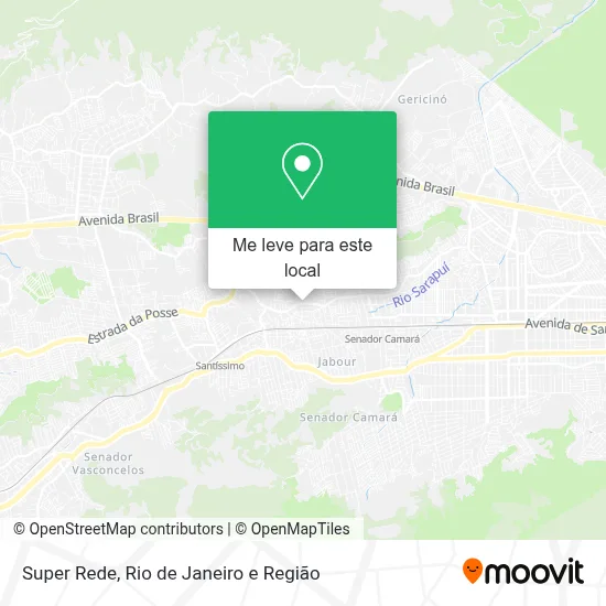 Super Rede mapa