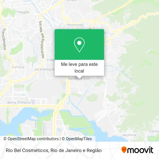 Rio Bel Cosméticos mapa