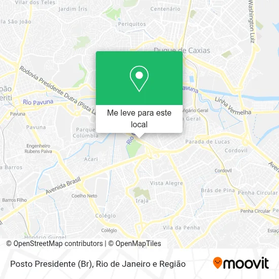 Posto Presidente (Br) mapa