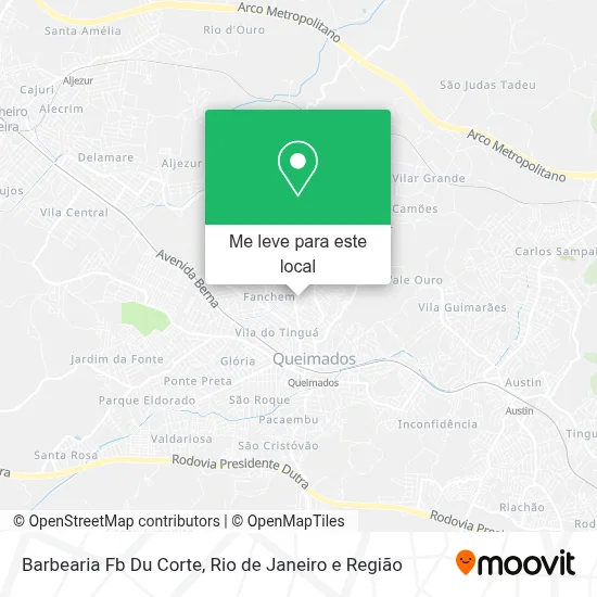 Barbearia Fb Du Corte mapa