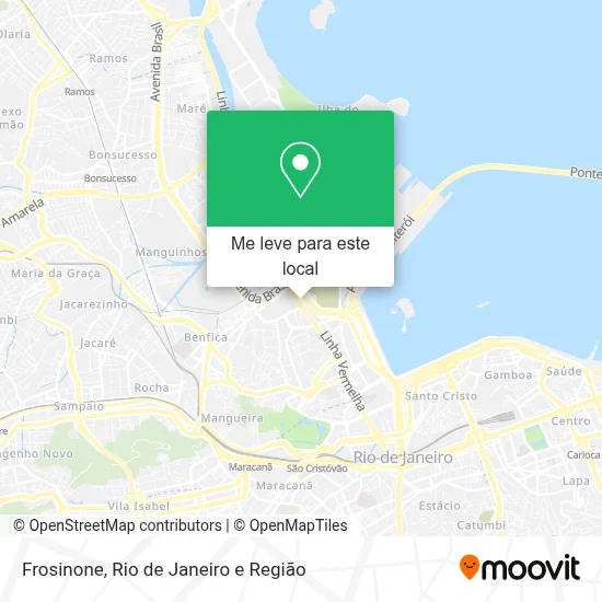 Frosinone mapa