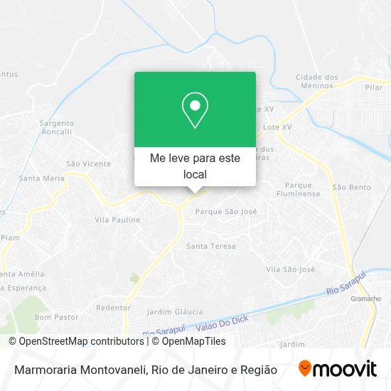 Marmoraria Montovaneli mapa