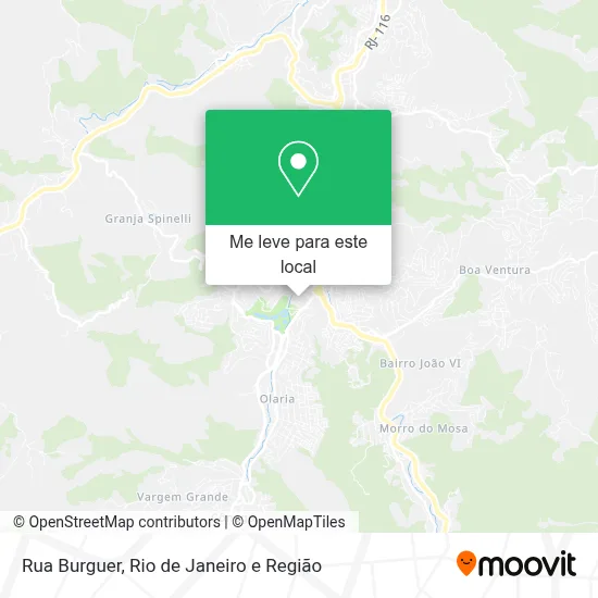 Rua Burguer mapa