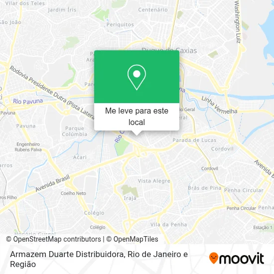Armazem Duarte Distribuidora mapa