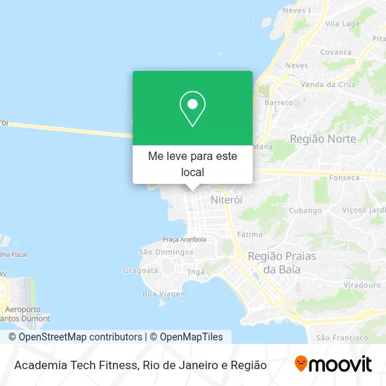 Academia Tech Fitness mapa