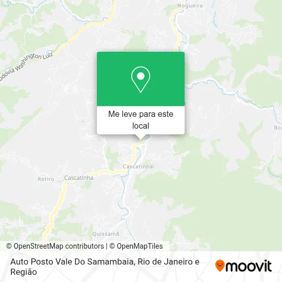 Auto Posto Vale Do Samambaia mapa