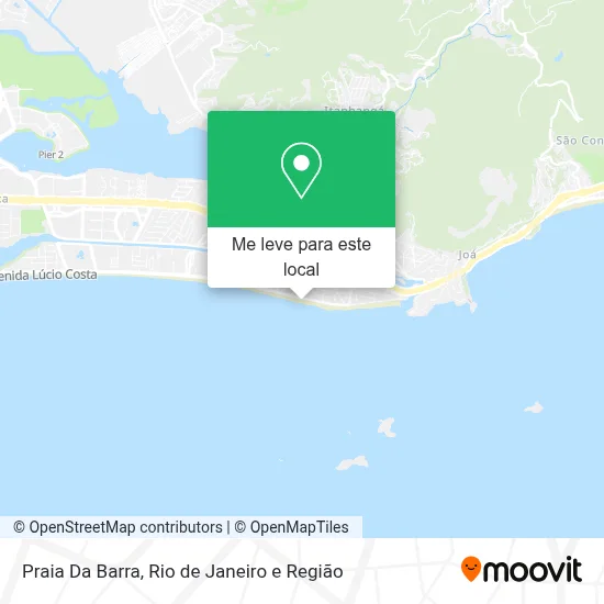 Praia Da Barra mapa